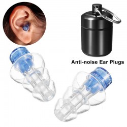 Anti-ruído earplugs - reutilizável - com caixa - proteção auditiva - plugues do partido