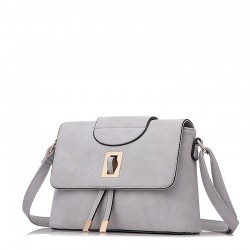 Crossbody couro retro e saco de ombro