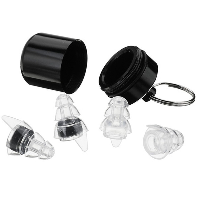 Anti-ruído earplugs - reutilizável - com caixa - proteção auditiva - plugues do partido Anti-ruído earplugs - reutilizável - com caixa - proteção auditiva - plugues do partido