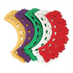 Capas de Natal para muffins e cupcakes - wrappers de papel 12 peças