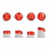 A-B-X-Y buttons for Xbox One Controller Slim Elite GamepadControllers
