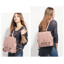 Mochila de couro de moda