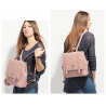 Mochila de couro de moda