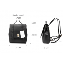 Mochila de couro de moda