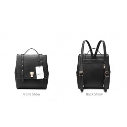 Mochila de couro de moda