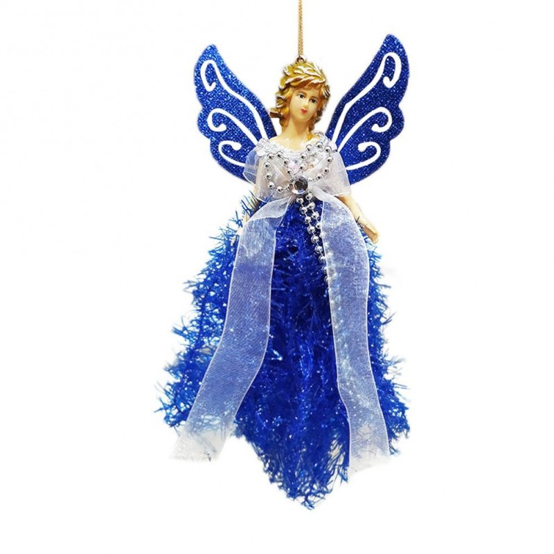 Pingente de anjo - decoração de árvore de Natal - 22 cm