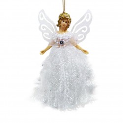 Pingente de anjo - decoração de árvore de Natal - 22 cm