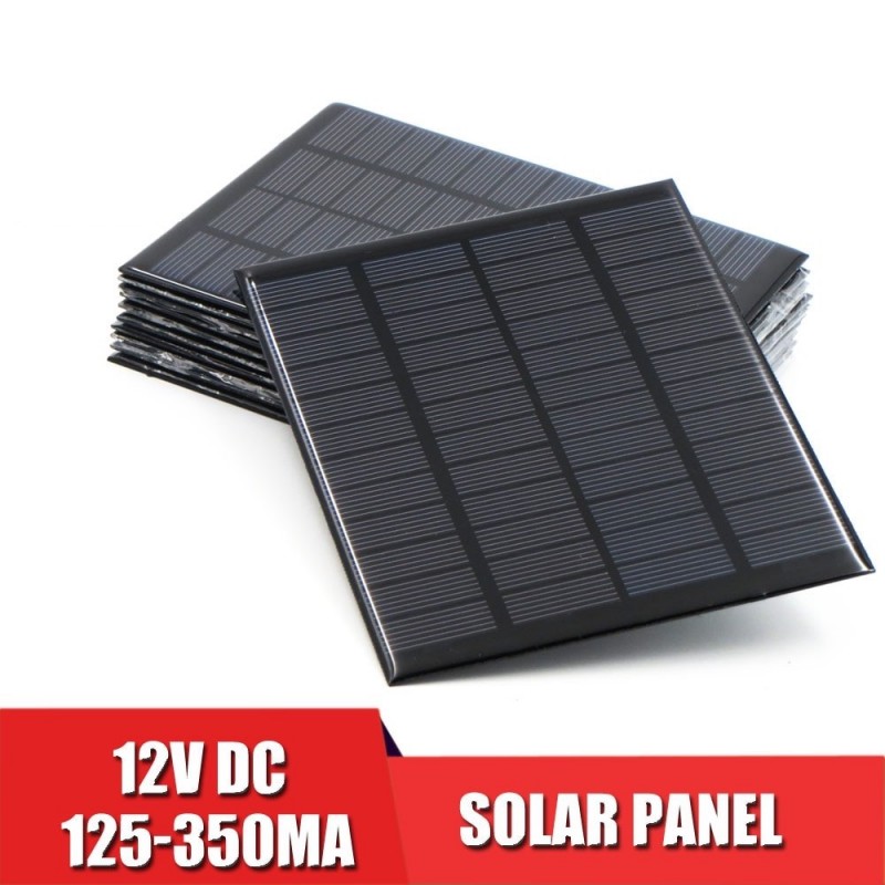 Painel solar 12V - bateria mini