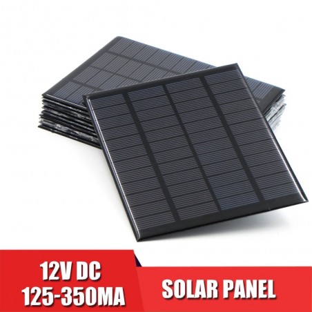 Painel solar 12V - bateria mini