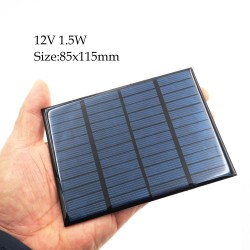 Painel solar 12V - bateria mini