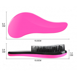 pente antiestático - escova de cabelo - detangling - massagem