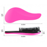 pente antiestático - escova de cabelo - detangling - massagem