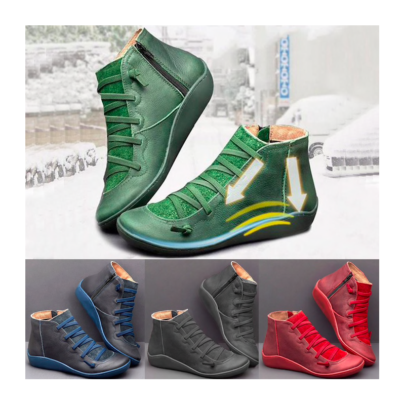 Botas de camurça de suporte de arco - impermeável