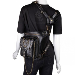 Cintura multifuncional & perna & ombro saco de vapor - impermeável - unisex