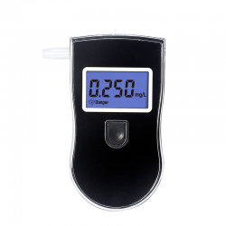 Testador de álcool profissional - teste de respiração - display LCD