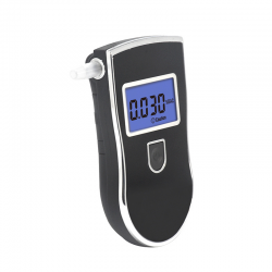Testador de álcool profissional - teste de respiração - display LCD