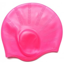 Tampa de natação de silicone - longo cabelo e orelhas proteção