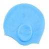 Tampa de natação de silicone - longo cabelo e orelhas proteção