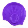 Tampa de natação de silicone - longo cabelo e orelhas proteção