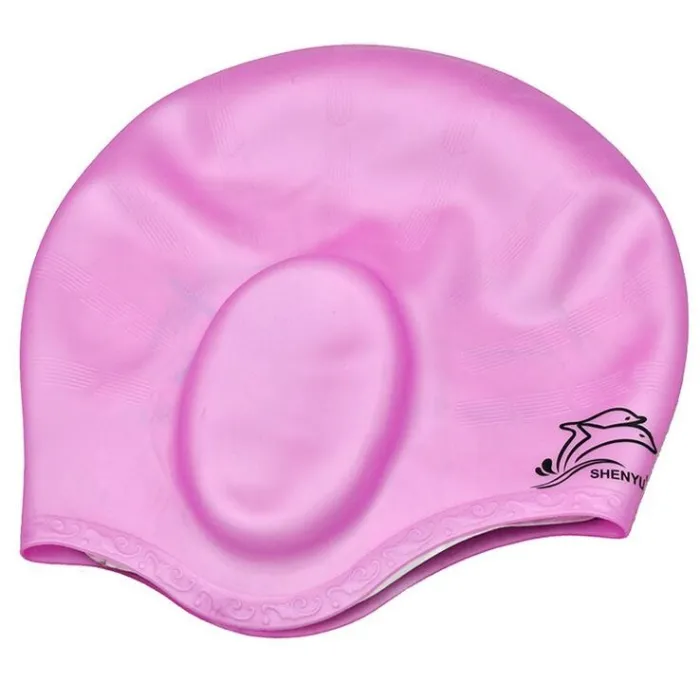 Silicone swimming cap - long hair & ears protectionSwimming
