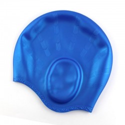 Tampa de natação de silicone - longo cabelo e orelhas proteção