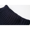 camisola de malha longa com decote - vestido de inverno