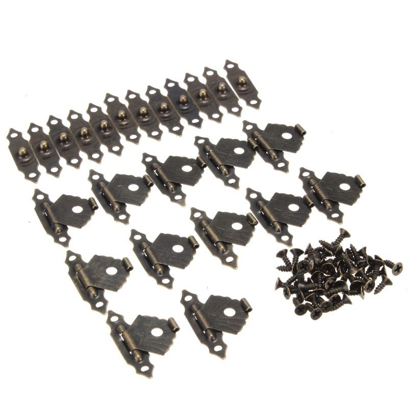 Antique hasp trava - protetor de mobiliário decorativo - 12 peças