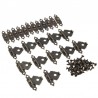 Antique hasp trava - protetor de mobiliário decorativo - 12 peças