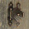 Antique hasp trava - protetor de mobiliário decorativo - 12 peças