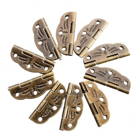Porta antiga butt dobradiças 10 peças