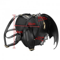 Punk & gothic style - backpack with bat wingsBackpacks