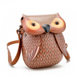 Design de coruja de moda - ombro & crossbody mini saco