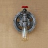 Tubo de ferro vintage - lâmpada de parede