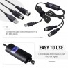 Cabo de interface USB para midi - adaptador - conversor para teclado de música PC - Windows Mac iOS - 2m
