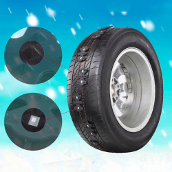 Inverno antiderrapante universal roda pneu cadeia de emergência 2 peças