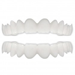 Tampa de dentes de silicone - prótese 2 peças