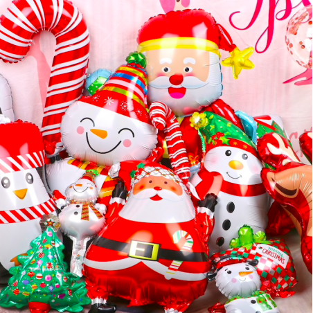 Feliz Natal - balões de alumínio