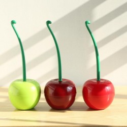 Escova de toalete em forma de cereja