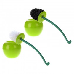 Escova de toalete em forma de cereja