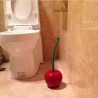 Escova de toalete em forma de cereja