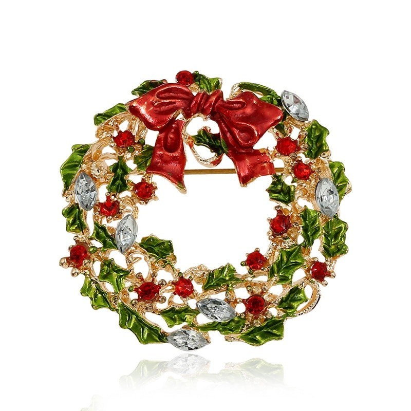 Tarde de névoa de Natal - broche