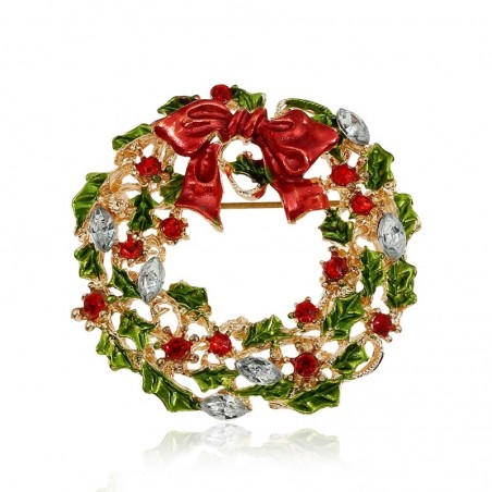 Tarde de névoa de Natal - broche
