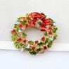 Christmas mistletoe wreath - broochBrooches