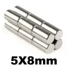 N35 neodymium cylinder magnet - 5 * 8mm 20 piecesN35