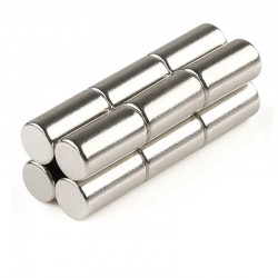 N35 ímã do cilindro de neodímio - 5 * 8mm 20 peças