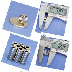 N35 ímã de neodímio - anel redondo super forte 12 * 5 * 5mm 5 peças