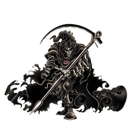 Esqueleto da morte - adesivo de carro de vinil 13 * 10.1cm