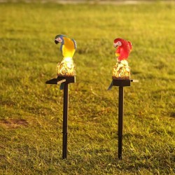 Solar alimentado papagaio LED - luz do jardim