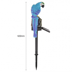 Solar powered LED parrot - garden lightSolar lighting