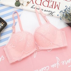 Bra floral - fechamento frontal - empurrar para cima - sem fio